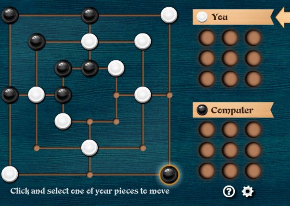 Mühle: Online-Version des Klassikers entdecken